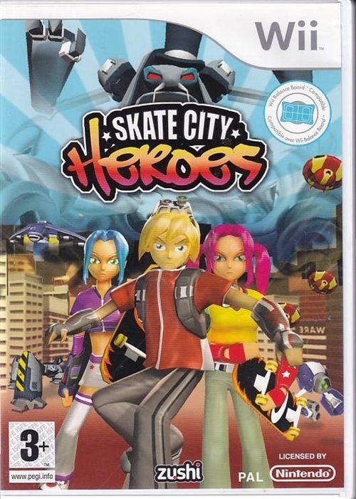 Skate City Heroes - Wii (B Grade) (Genbrug)